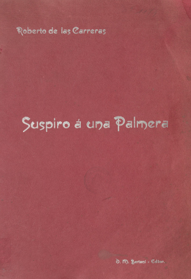 Suspiro á [sic] una palmera