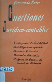 Cuestiones jurídico-contables