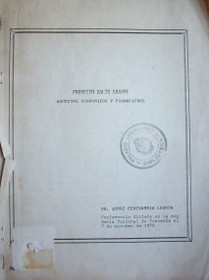 Proyecto sobre Salto Grande : aspectos económicos y financieros