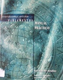 Investigación y análisis para los parlamentos : manual práctico
