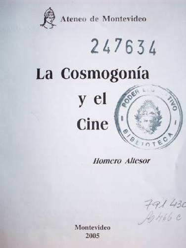 La cosmogonía y el cine