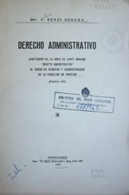 Derecho Administrativo