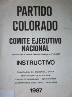 Instrucciones para obtener la credencial cívica, traslados, renovaciones, cartas de ciudadanía, certificados de residencia e informaciones supletorias