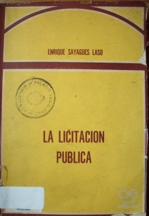 La licitación pública