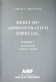 Derecho Administrativo Especial