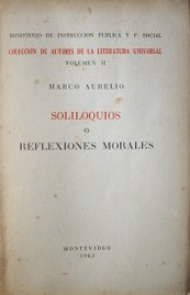 Soliloquios o reflexiones morales