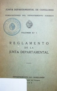 Reglamento de la Junta Departamental