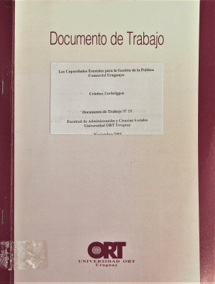 Las capacidades estatales para la gestión de la política comercial uruguaya