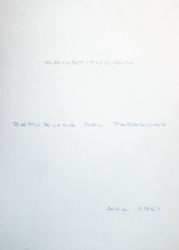 Constitución de la República del Paraguay