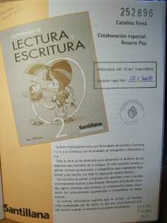 Actividades de lectura y escritura 2