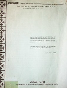 Participación  de la mano de obra en la producción de la caña de azúcar
