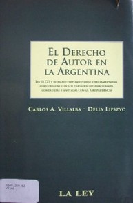 El derecho de autor en la Argentina
