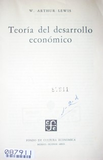 Teoría del desarrollo económico