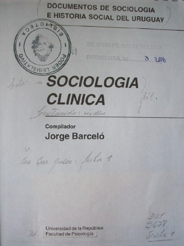 Sociología clínica