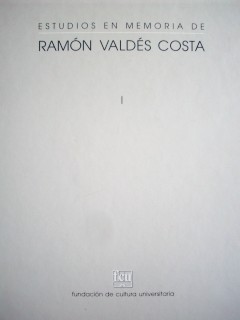 Estudios en memoria de Ramón Valdés Costa