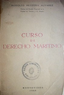 Curso de Derecho Marítimo