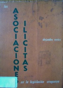 Las asociaciones ilícitas en la legislación uruguaya