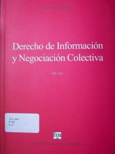 Derecho de información y negociación colectiva