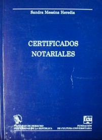Certificados notariales