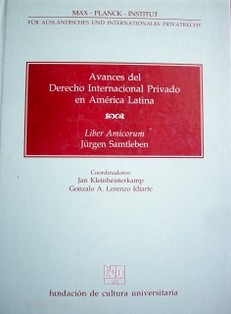 Avances del derecho internacional privado en América Latina