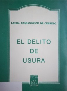 El delito de usura