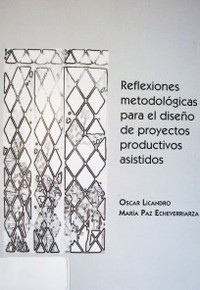 Reflexiones metodológicas para el diseño de proyectos productivos asistidos