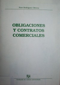 Obligaciones y contratos comerciales