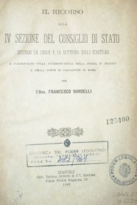 Il ricorso alla IV sezione del Consiglio di Stato