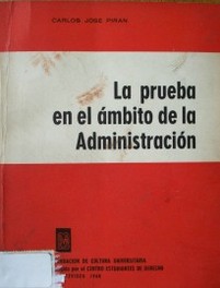 La prueba en el ámbito de la administración