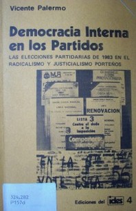 Democracia interna en los partidos