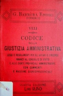 Codice della giustizia amministrativa