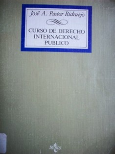 Curso de Derecho Internacional Público