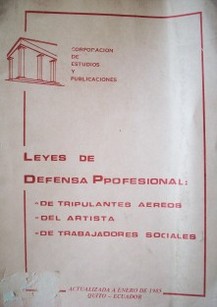 Leyes de Defensa Profesional