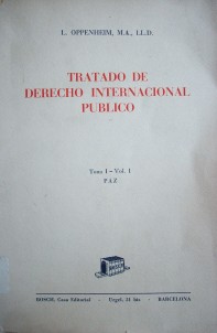 Tratado de Derecho Internacional Público