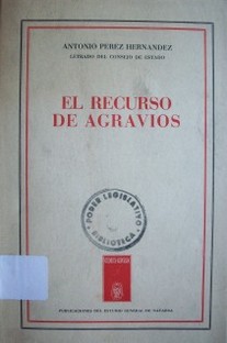 El recurso de agravios