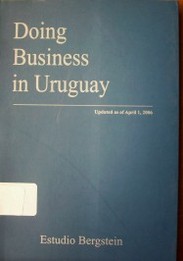 Doing business in Uruguay