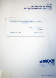The political economy of the budgetary process en Uruguay