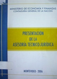 Asesoría técnica jurídica : presentación