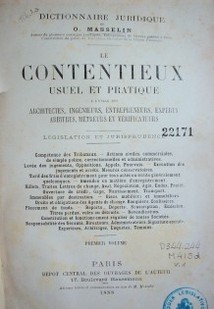 Dictionnaire juridique : le contentieux usuel et pratique