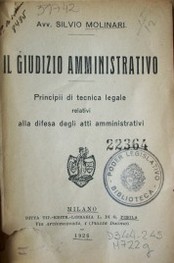 Il Giudizio amministrativo