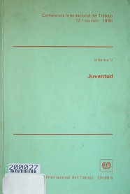 Juventud : quinto punto del orden del día : Informe V