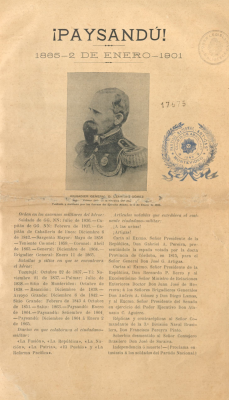 [¡Paysandú! : 1865 - 2 de enero - 1901]