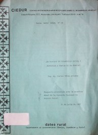 Es posible un desarrollo social y económico a partir de la granja?