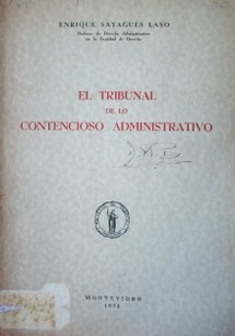 El tribunal de lo contencioso administrativo