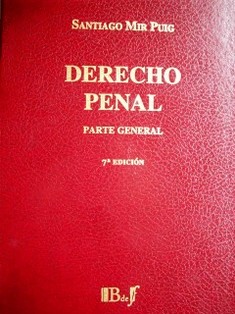 Derecho penal : parte general