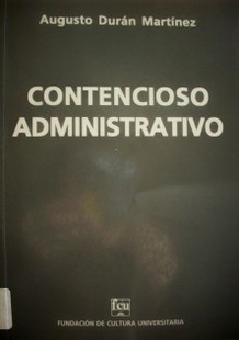Contencioso administrativo