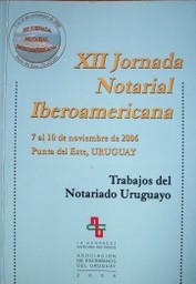 Trabajos del notariado uruguayo
