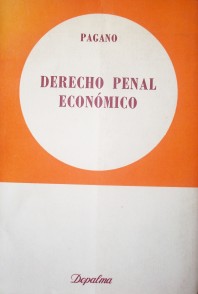 Derecho Penal Económico