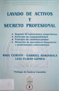 Lavado de activos y secreto profesional