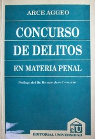 Concurso de delitos en materia penal